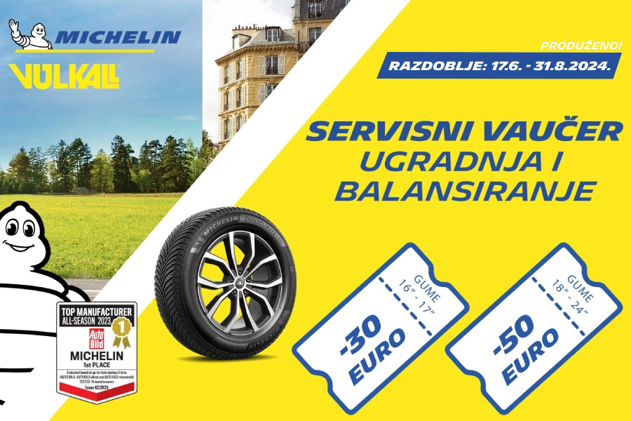 MICHELIN CROSSCLIMATE POGODNOST: Odaberite sigurnost koja traje cijelu godinu!